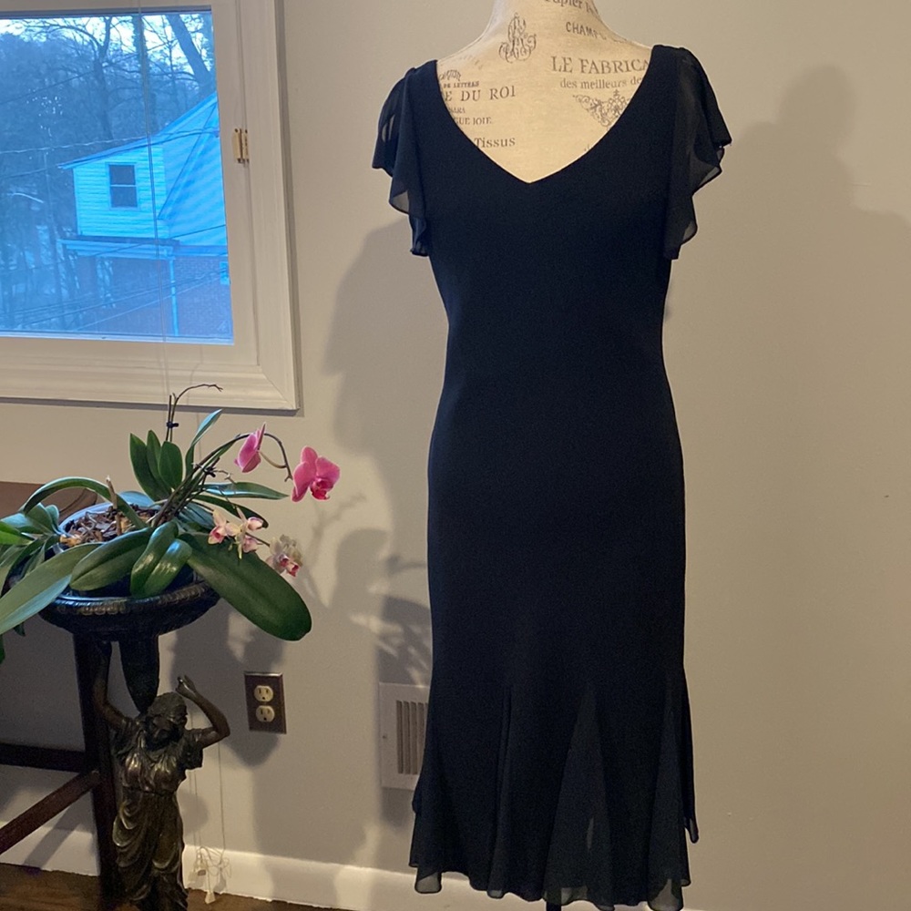 S.L. Fashions Women's Plus Size Sleeveless Tier Dress With Embellished Shoulder - Wedding, Party Dress - View #10